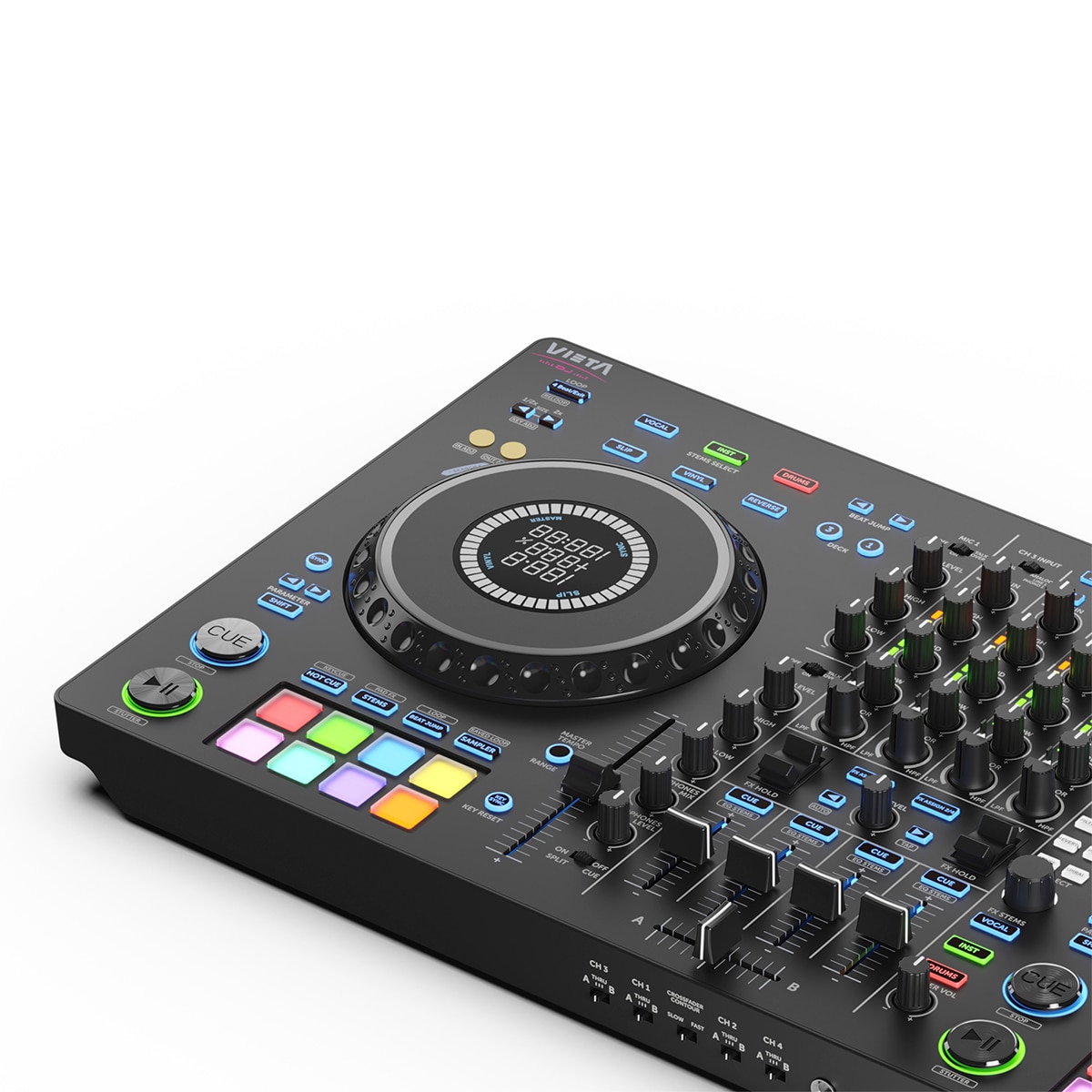 Controladora DJ Vieta Pro Andromeda 4 canales - Negro Negro-5