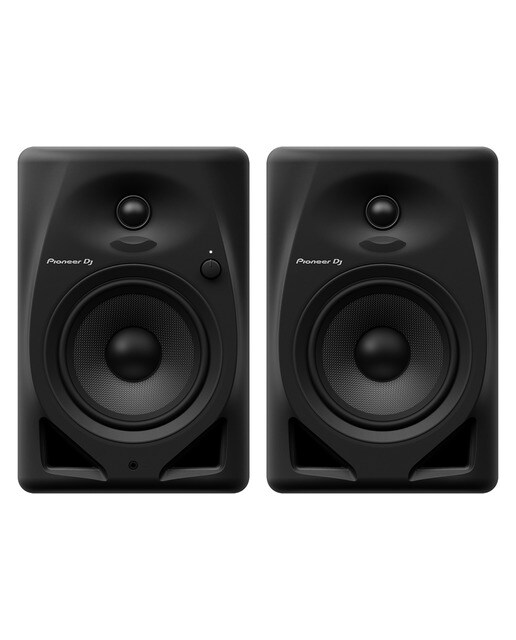 Colunas Pioneer DJ DM-50D de 5", de Monição Ativa, de 2 Vias Refletoras de Graves - Preto Preto-2