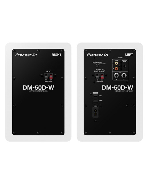 Altavoces activos Pioneer DJ DM-50D-W de 5" (Blanco) Blanco-3