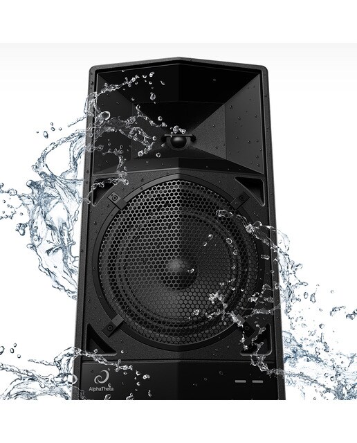 Altavoz DJ portátil AlphaTetha WAVE-EIGHT - Negro Negro-3