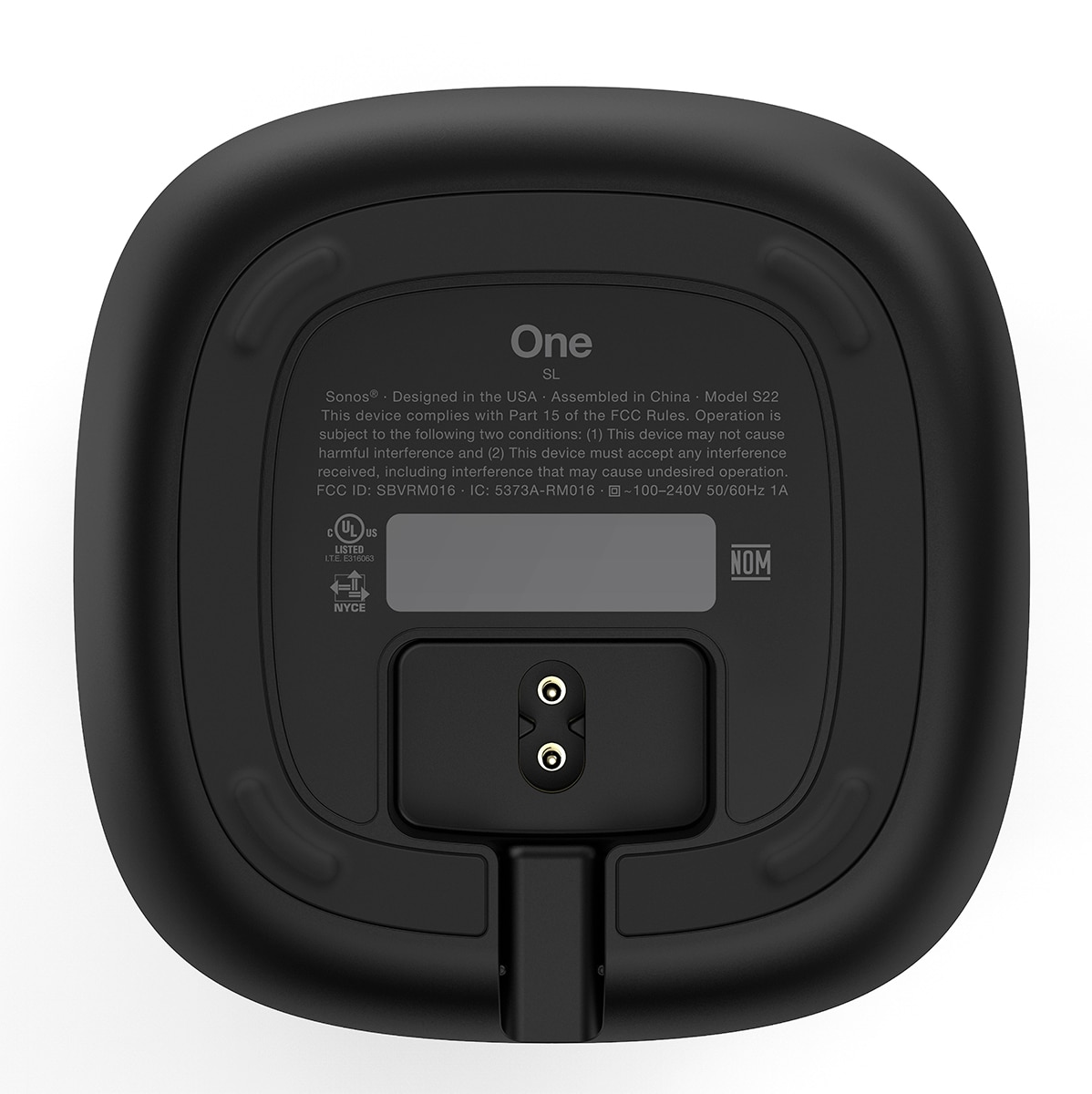 Altavoz inalámbrico Sonos One SL Negro Multiroom - Negro Negro-3