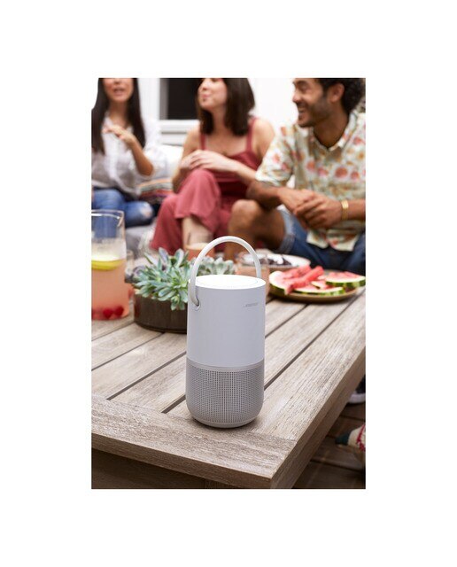 Altavoz portátil Bose Portable Home Speaker Wi-Fi y Bluetooth - Plata Plata-7