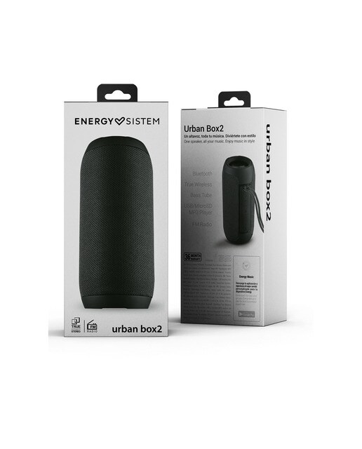 Altavoz portátil Energy Sistem Urban Box 2 Space, True Wireless Stereo Negro-5