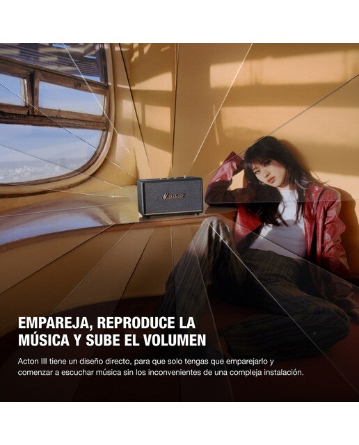Altavoz Marshall Acton III Bluetooth - Negro Negro-3