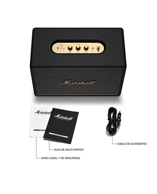 Altavoz Marshall Woburn III Bluetooth Negro-9