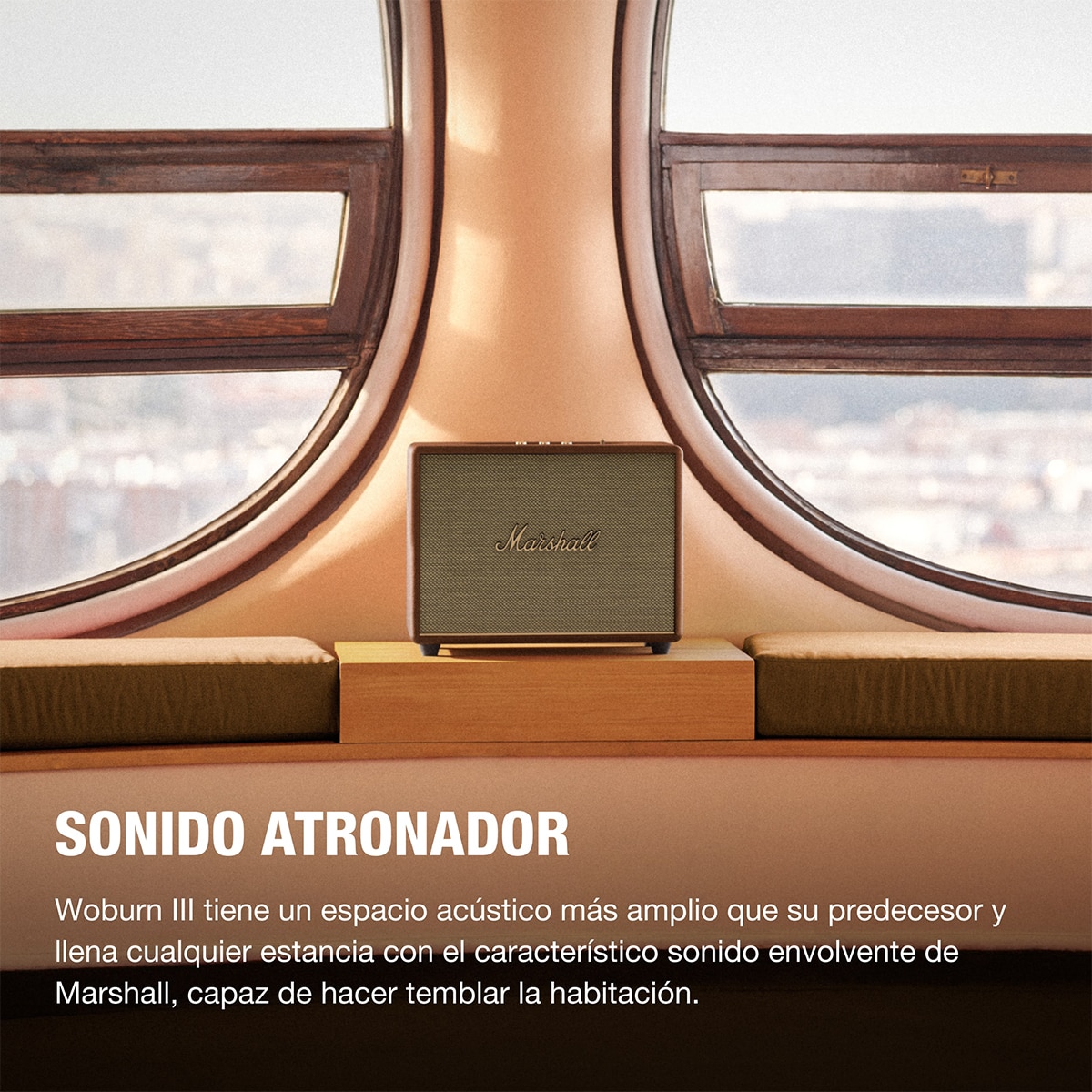 Altavoz Marshall Woburn III Bluetooth - Marrón Marrón-2