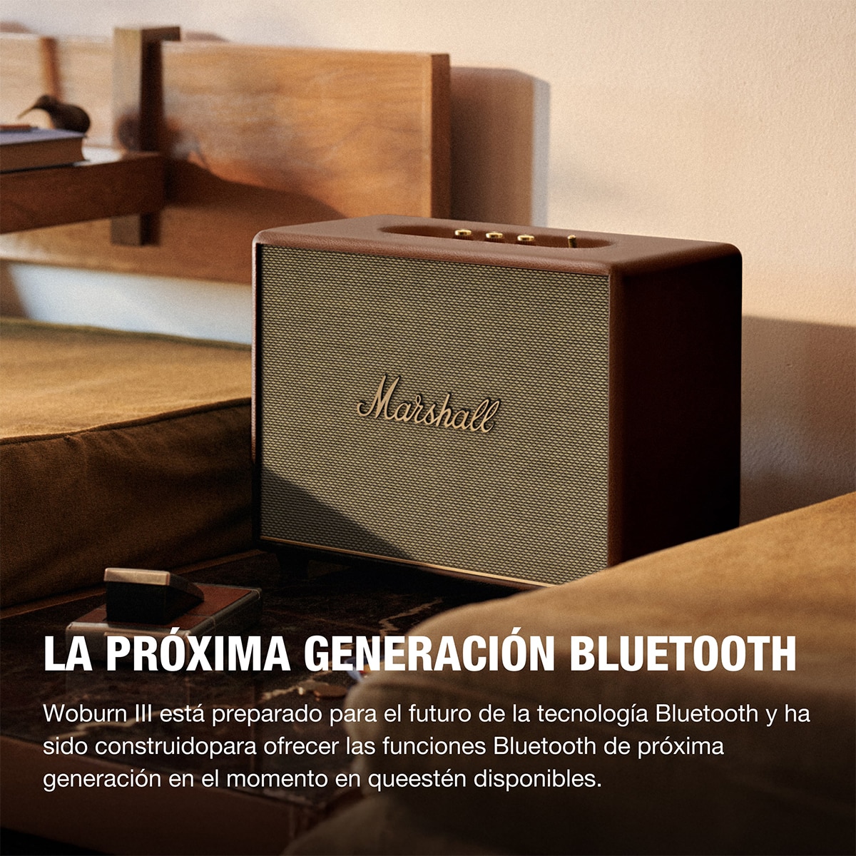 Altavoz Marshall Woburn III Bluetooth Marrón · El Corte Inglés