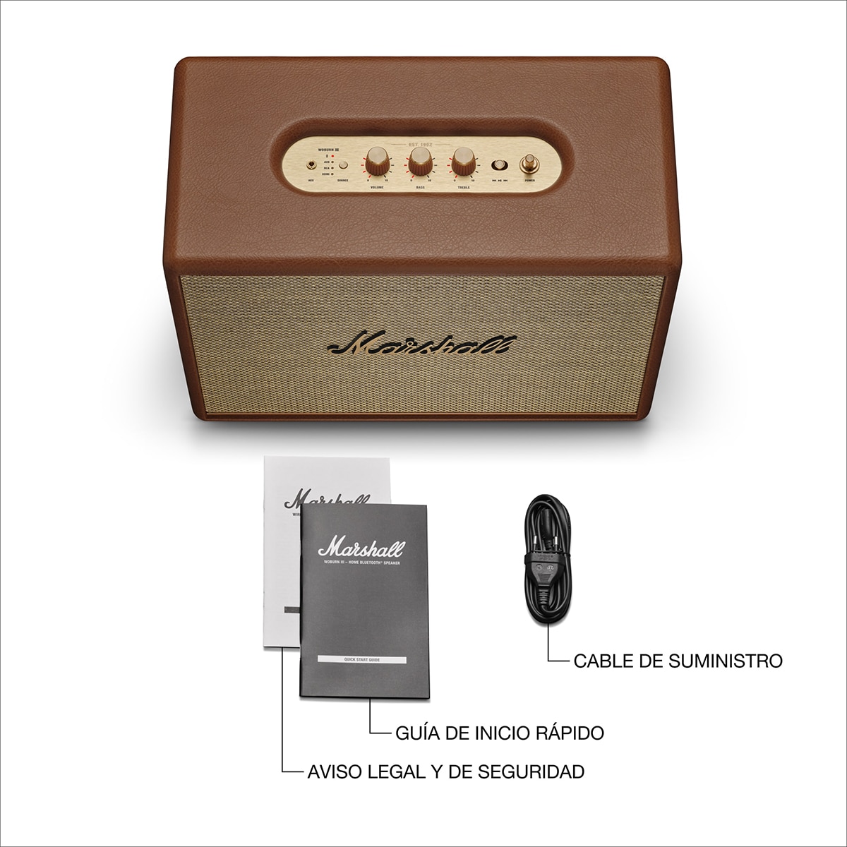 Altavoz Marshall Woburn III Bluetooth - Marrón Marrón-8