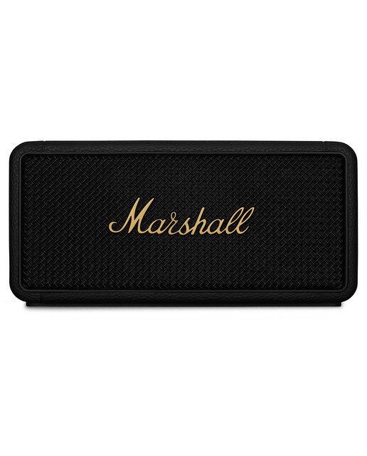 Imagem 0 de Coluna Portátil Bluetooth Marshall Middleton - Black & Brass