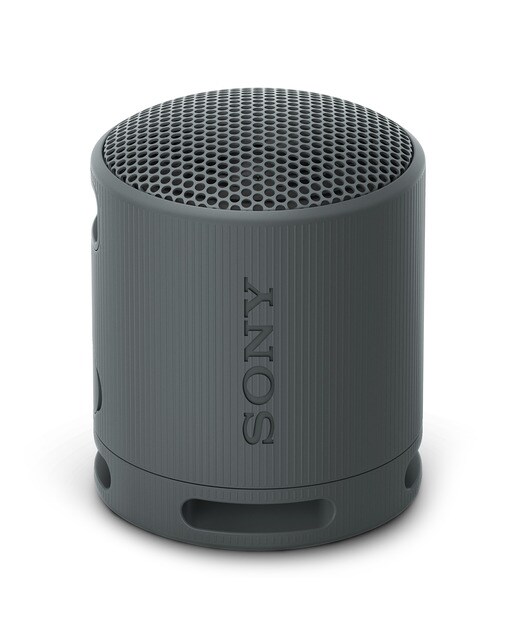 Altavoz Bluetooth portátil Sony SRS-XB100, compacto y potente, 16 horas de batería, resistente al agua y al polvo IP67. Ecológico. Negro Negro-1