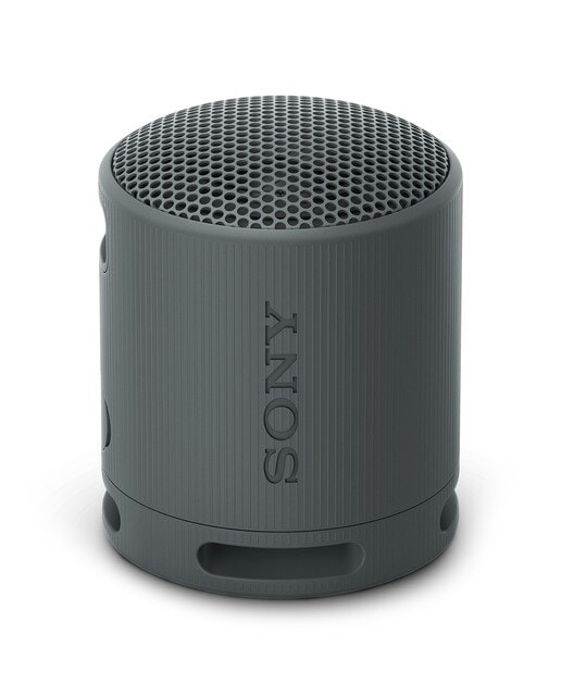 Altavoz Bluetooth portátil Sony SRS-XB100, compacto y potente, 16 horas de batería, resistente al agua y al polvo IP67. Ecológico. Negro.