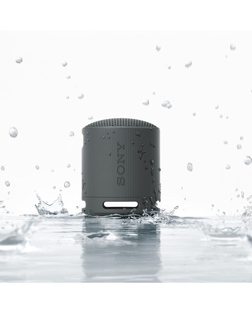 Altavoz Bluetooth portátil Sony SRS-XB100, compacto y potente, 16 horas de batería, resistente al agua y al polvo IP67. Ecológico. Negro Negro-12