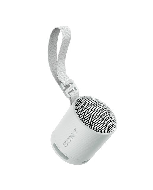 Altavoz Bluetooth portátil Sony SRS-XB100, compacto y potente, 16 horas de batería, resistente al agua y al polvo IP67. Ecológico. - Gris claro Gris claro-2