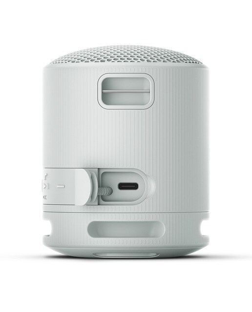 Altavoz Bluetooth portátil Sony SRS-XB100, compacto y potente, 16 horas de batería, resistente al agua y al polvo IP67. Ecológico. - Gris claro Gris claro-10
