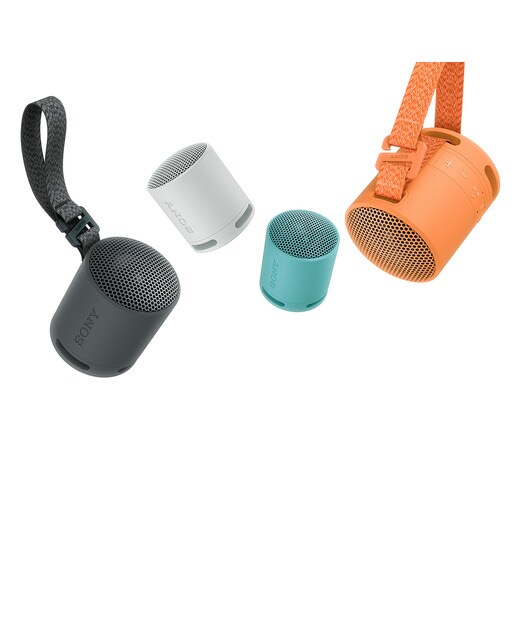 Altavoz Bluetooth portátil Sony SRS-XB100, compacto y potente, 16 horas de batería, resistente al agua y al polvo IP67. Ecológico. - Gris claro Gris claro-11
