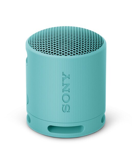 Altavoz Bluetooth portátil Sony SRS-XB100, compacto y potente, 16 horas de batería, resistente al agua y al polvo IP67. Ecológico. Azul