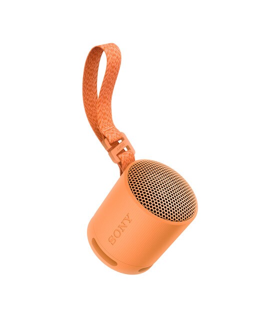 Altavoz Bluetooth portátil Sony SRS-XB100, compacto y potente, 16 horas de batería, resistente al agua y al polvo IP67. Ecológico. Naranja. - Naranja Naranja-2