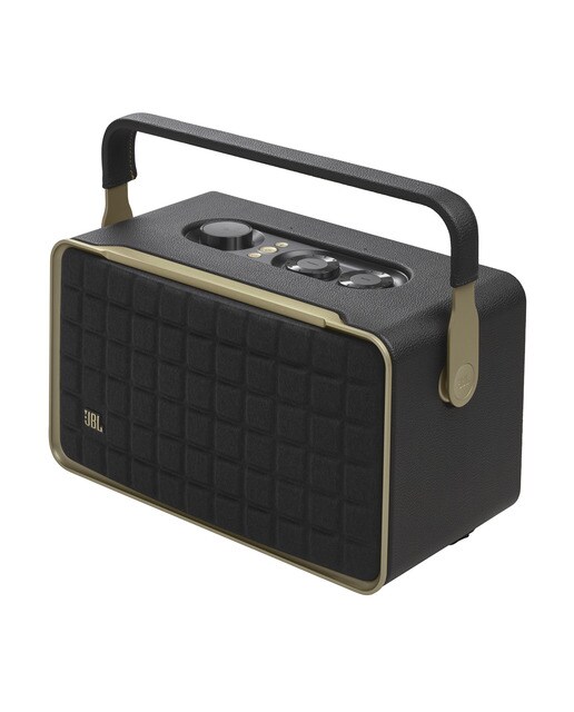 Coluna Portátil JBL Authentics 300 Wi-Fi e Bluetooth - Preto Preto-5