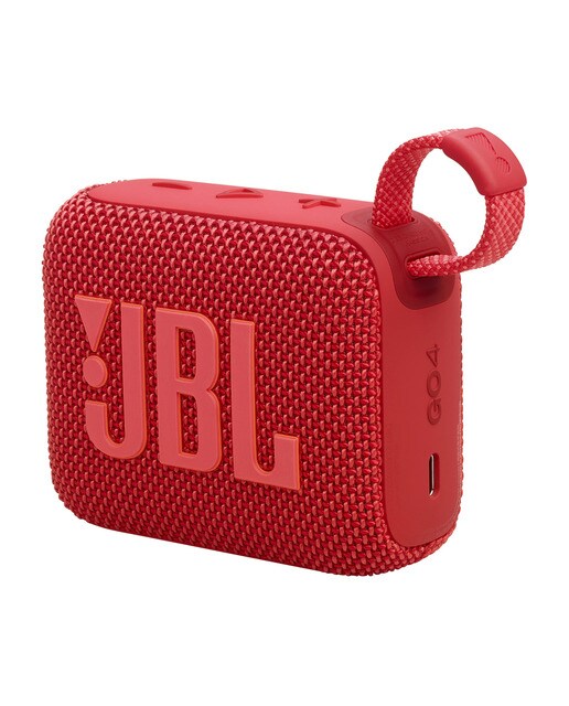 Altavoz ultraportátil JBL Go 4, Bluetooth, resistente al agua - Rojo Rojo-4