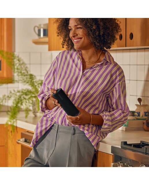 Coluna Portátil Inteligente Sonos Roam 2 - Preto Preto-8