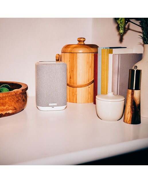Altavoz de estantería Denon Home 150 Wi-Fi, Bluetooth, HEOS integrado, sin micrófono incorporado Blanco-6