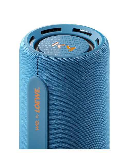 Altavoz portátil We. by LOEWE HEAR Pro Denim, Edición Limitada Kylian Mbappé Azul denim-5