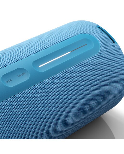Altavoz portátil We. by LOEWE HEAR Pro Denim, Edición Limitada Kylian Mbappé Azul denim-6