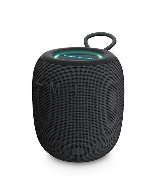 Altavoz portátil Energy Sistem Sunrise, Bluetooth 5.3, 18 horas de batería, IPX6, True Wireless, Plástico 100% reciclado y Luces LED Grafito-1