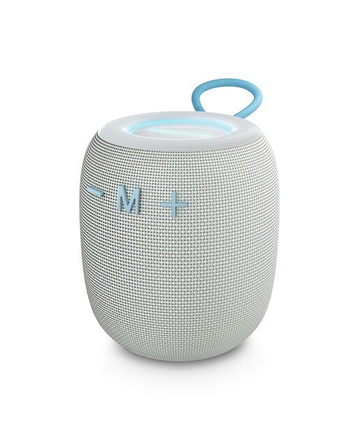 Energy Sistem - Altavoz portátil Energy Sistem Sunrise, Bluetooth 5.3, 18 horas de batería, IPX6, True Wireless, Plástico 100% reciclado y Luces LED.