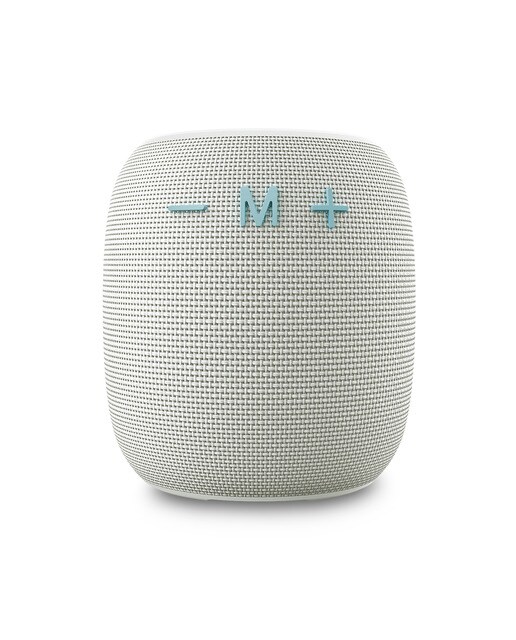 Altavoz portátil Energy Sistem Sunrise, Bluetooth 5.3, 18 horas de batería, IPX6, True Wireless, Plástico 100% reciclado y Luces LED - Blanco / Azul Blanco / Azul-6