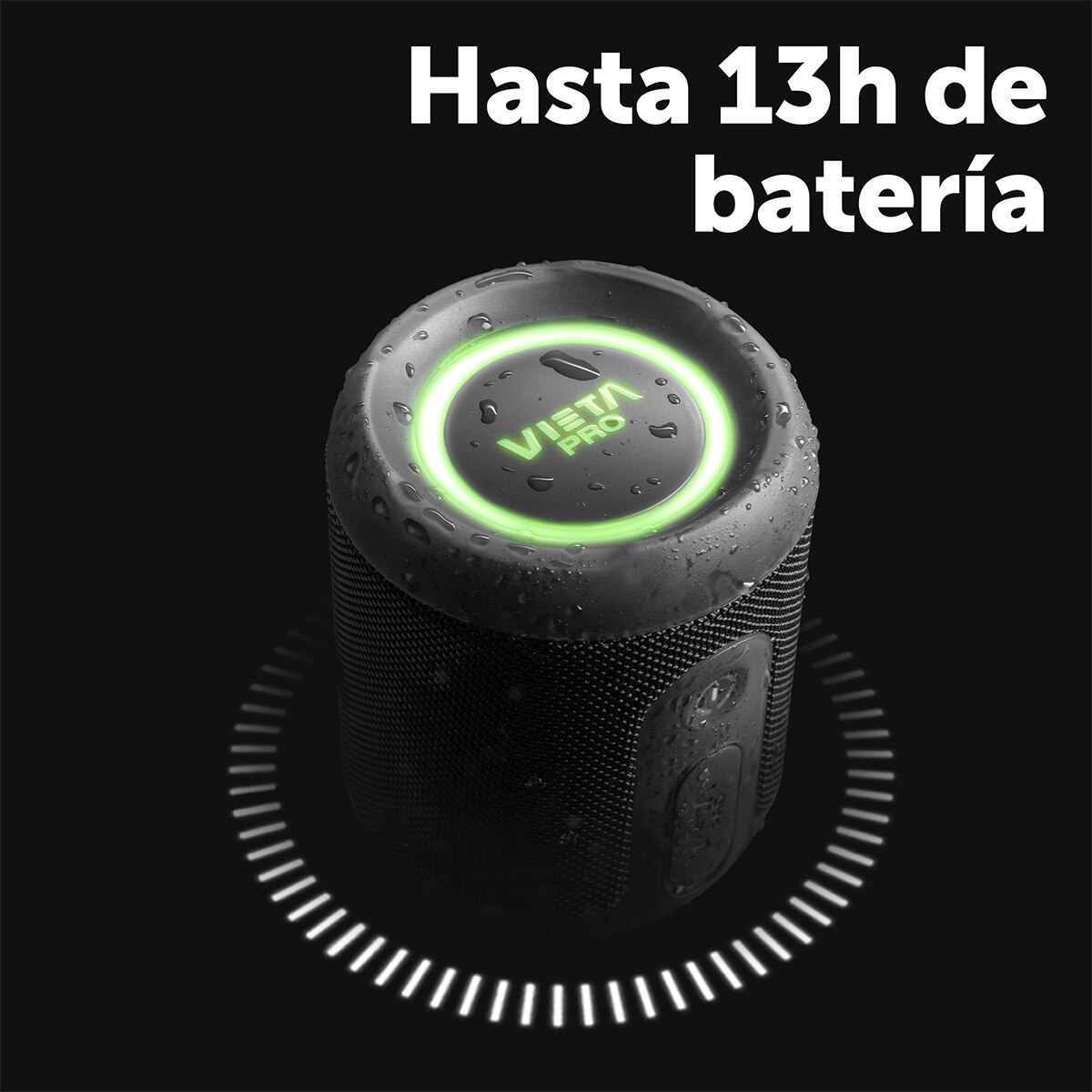 Altavoz portátil Vieta Pro Easy 4, Bluetooth, resistente al agua, autonomía hasta 13 h Negro-4