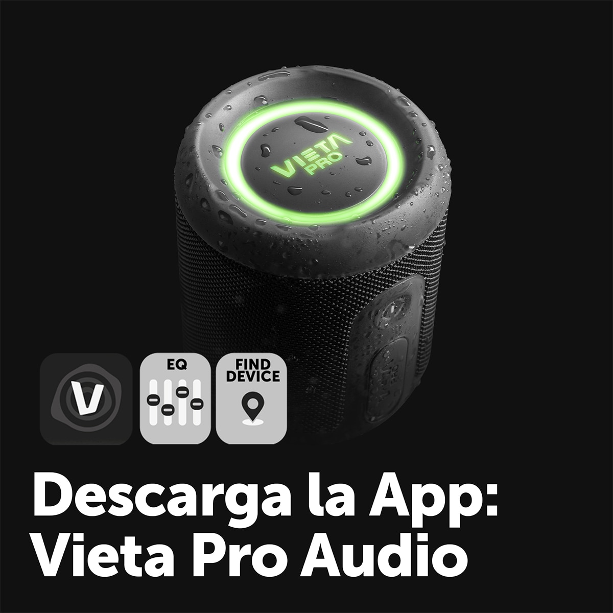 Altavoz portátil Vieta Pro Easy 4, Bluetooth, resistente al agua, autonomía hasta 13 h Negro-6