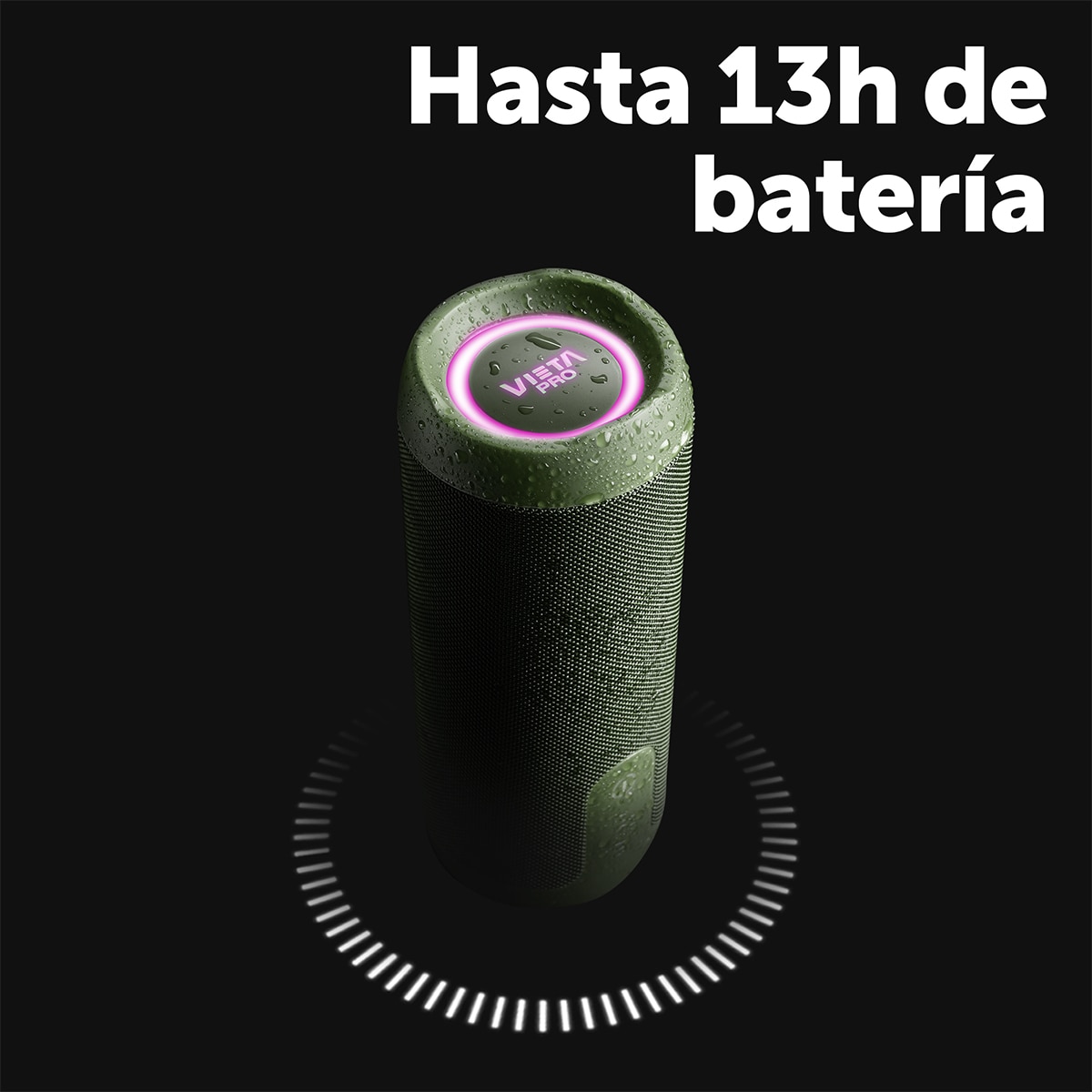 Altavoz portátil Vieta Pro Goody 4, Bluetooth, resistente al agua, autonomía hasta 12 h - Verde Verde-4