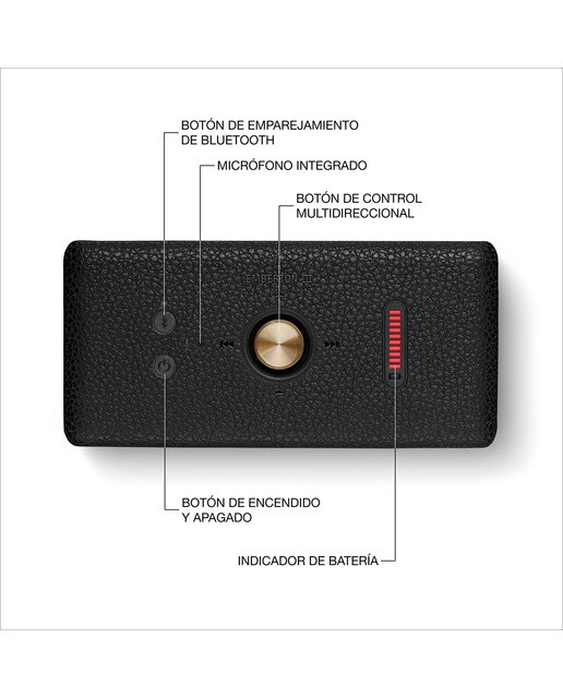 Altavoz portátil Marshall Emberton III, Bluetooth Negro-3