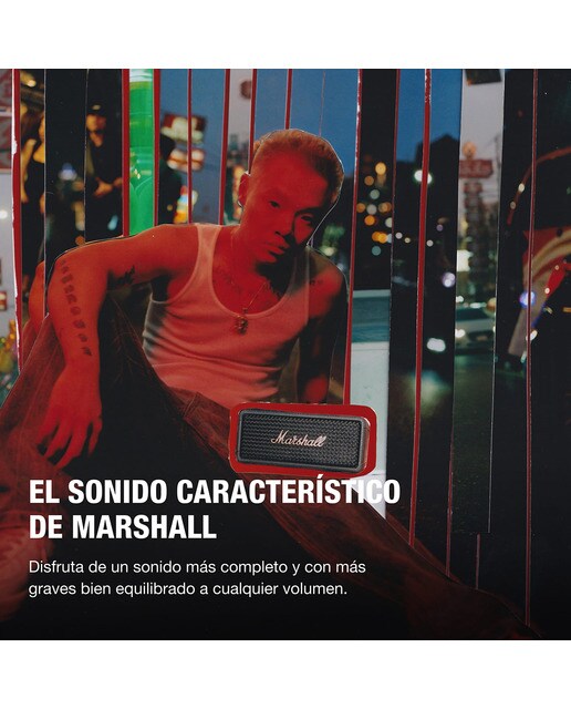Altavoz portátil Marshall Emberton III, Bluetooth Negro-4