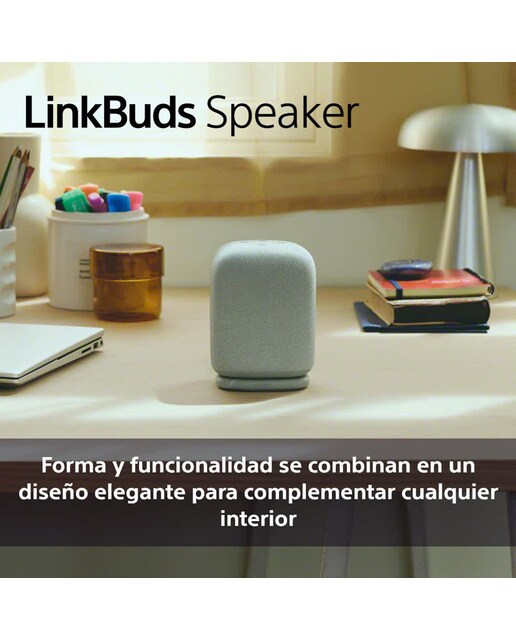 Altavoz portátil inalámbrico Sony LinkBuds, Bluetooth, resistente al agua IPX4, 12h de batería, llamadas nítidas, exteriores, viajes, - Negro Negro-3