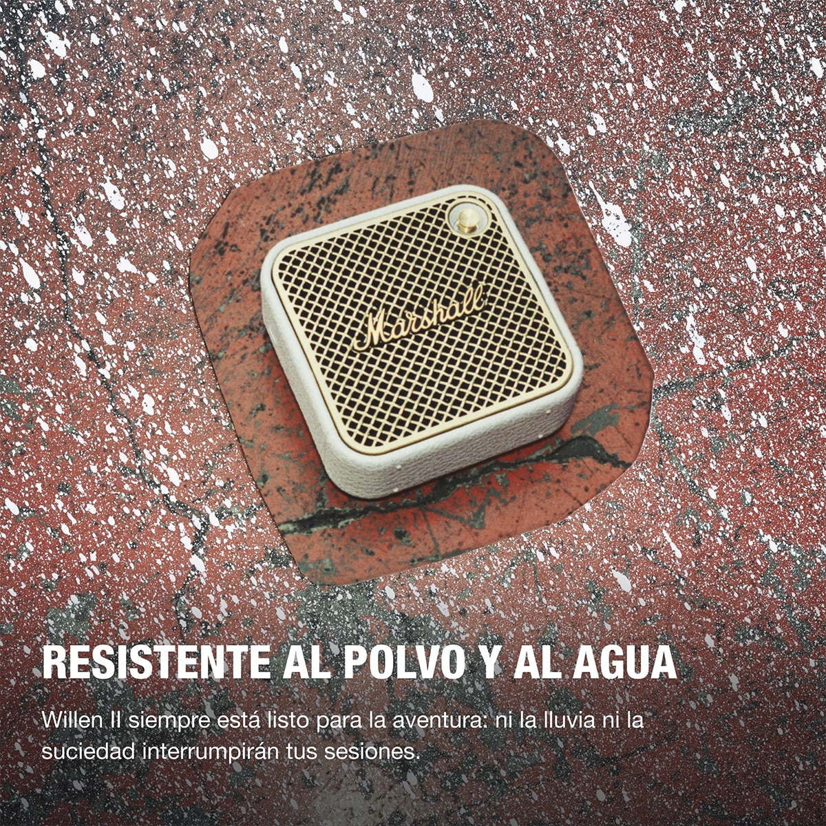 Altavoz portátil Marshall Willen II Cream Crema-4