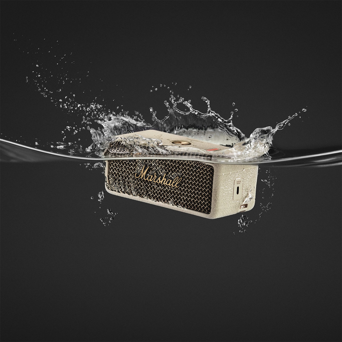 Altavoz portátil Marshall Emberton III Cream Crema-10
