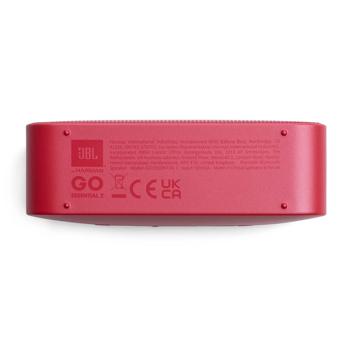 Altavoz portátil Bluetooth JBL Go Essential 2 - Rojo Rojo-7