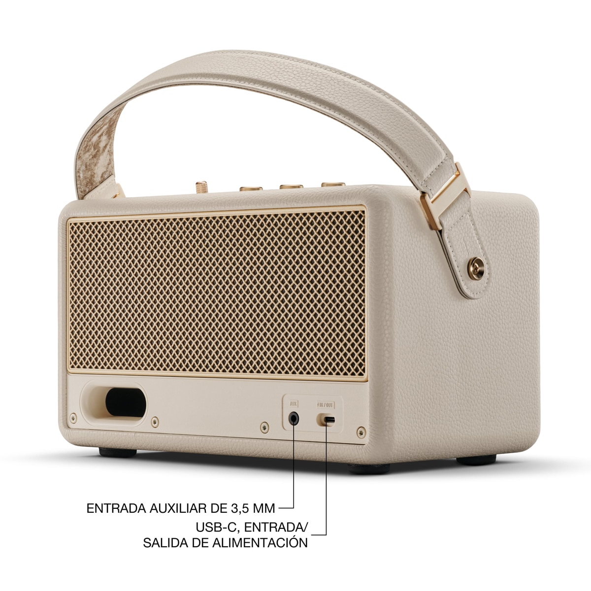Altavoz portátil Marshall Kilburn III, Bluetooth Crema-8