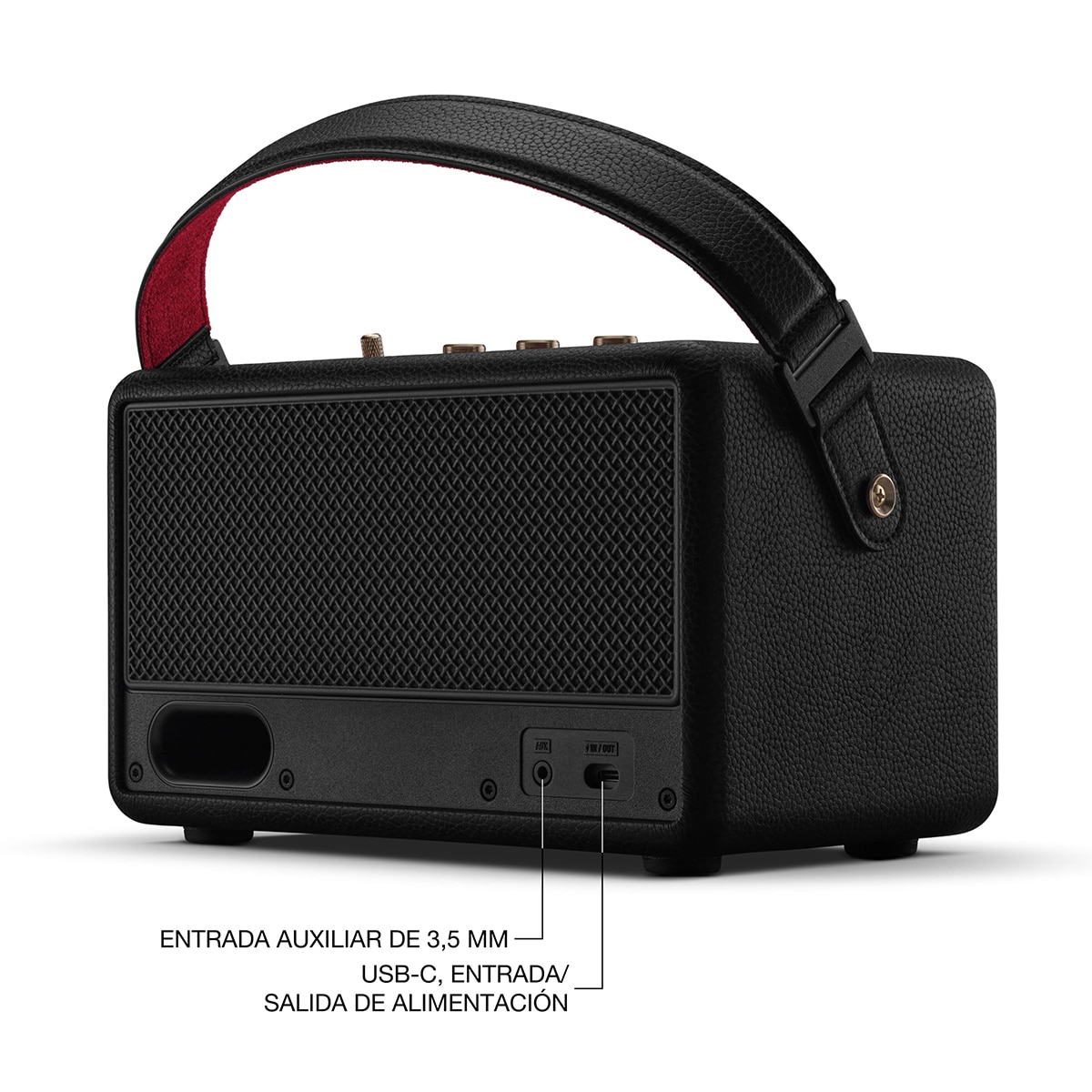 Altavoz portátil Marshall kilburn III Black and Brass, Bluetooth Negro / Bronce-8