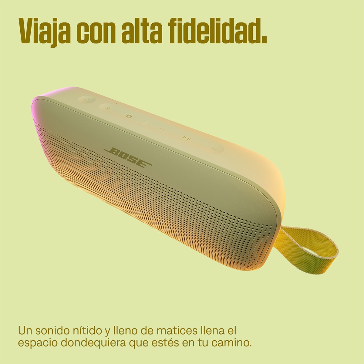 Altavoz portátil Bose SoundLink Flex II Bluetooth - Amarillo Amarillo-6