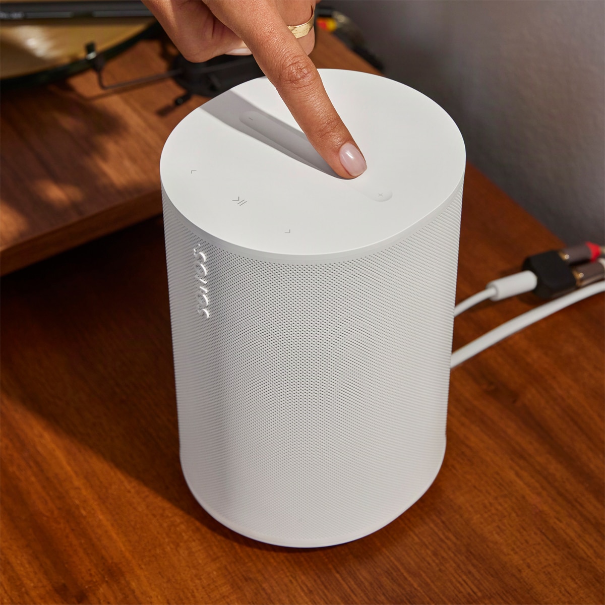 Altavoz de estantería Sonos Era 100 SL, Bluetooth y Wi-Fi Blanco-6