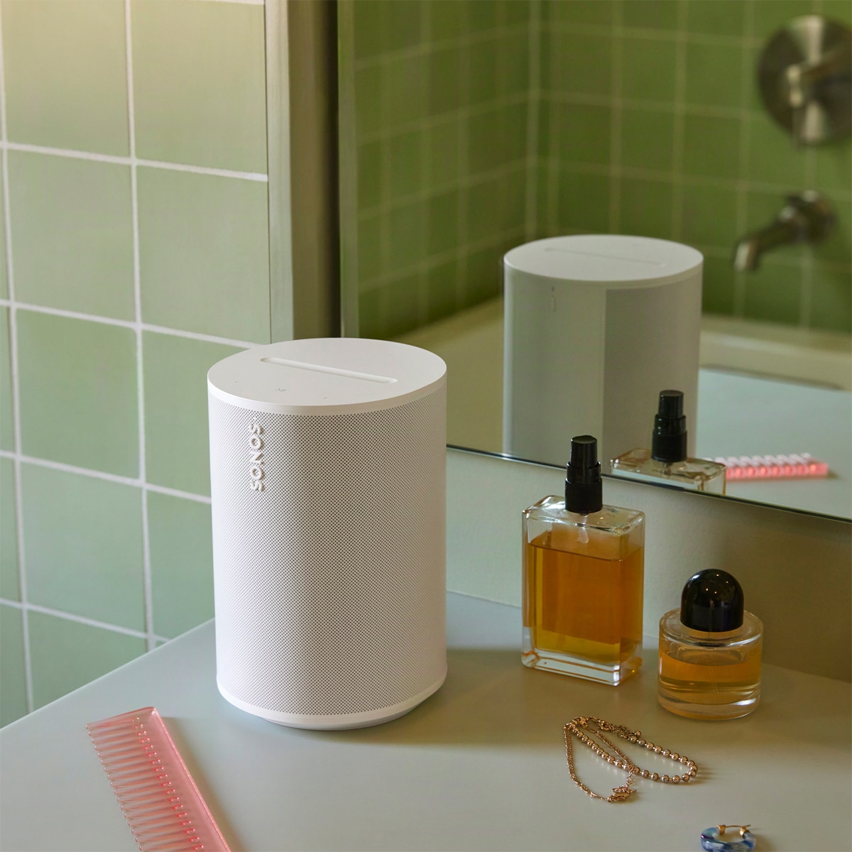 Altavoz de estantería Sonos Era 100 SL, Bluetooth y Wi-Fi Blanco-8