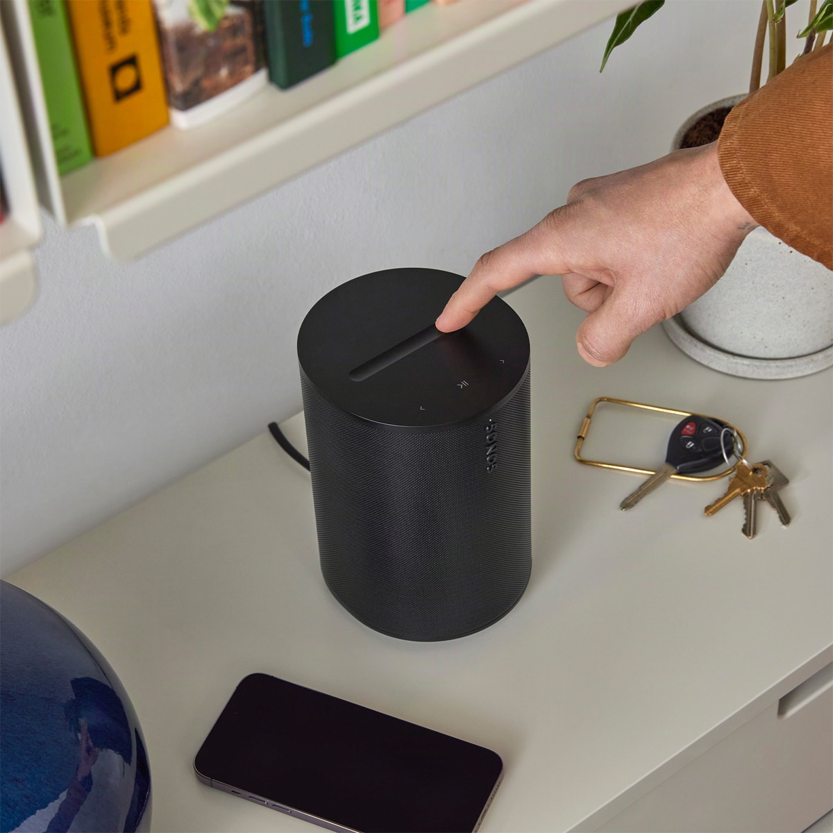 Altavoz de estantería Sonos Era 100 SL, Bluetooth y Wi-Fi - Negro Negro-6