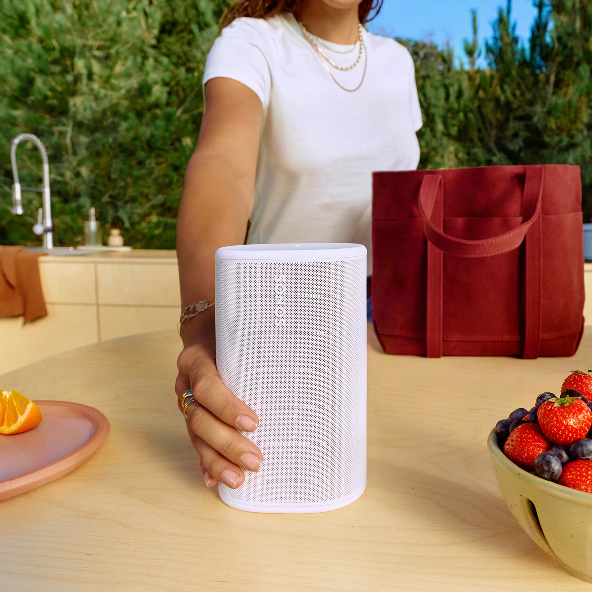 Altavoz portátil Sonos Play, Wi-Fi y Bluetooth Blanco-11