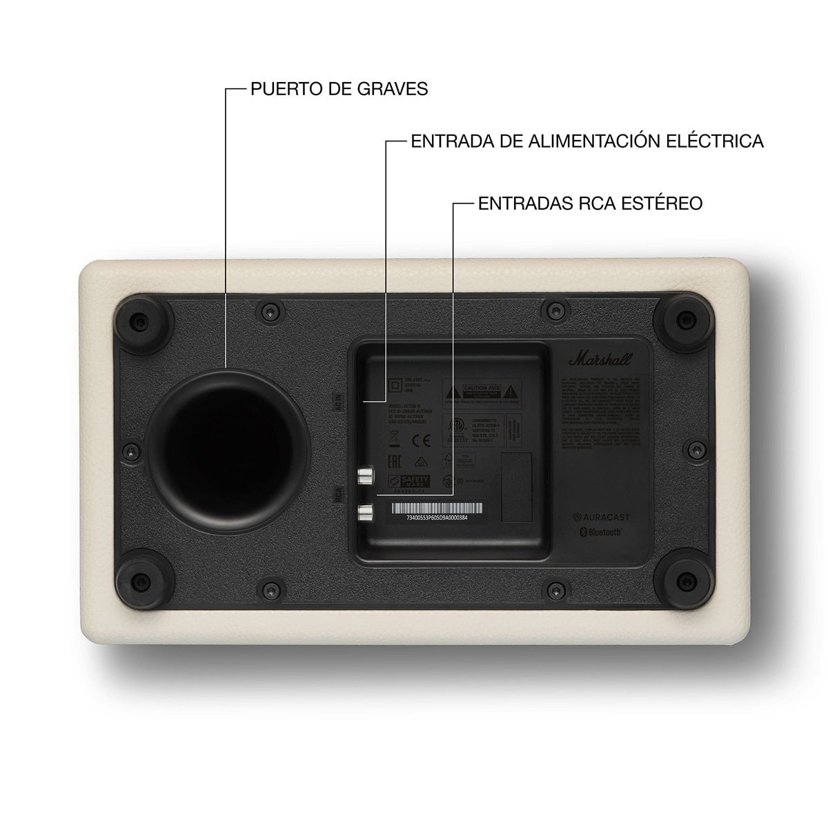 Imagen 4 de Altavoz Marshall Acton IV Bluetooth - Marrón Marrón