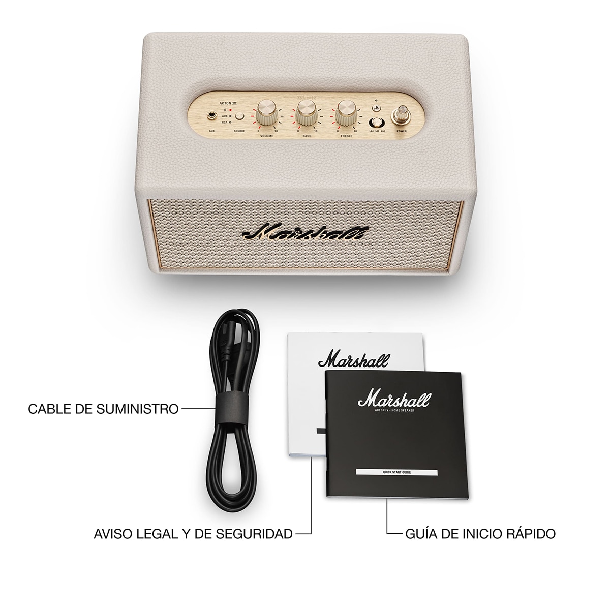 Imagen 6 de Altavoz Marshall Acton IV Bluetooth - Marrón Marrón