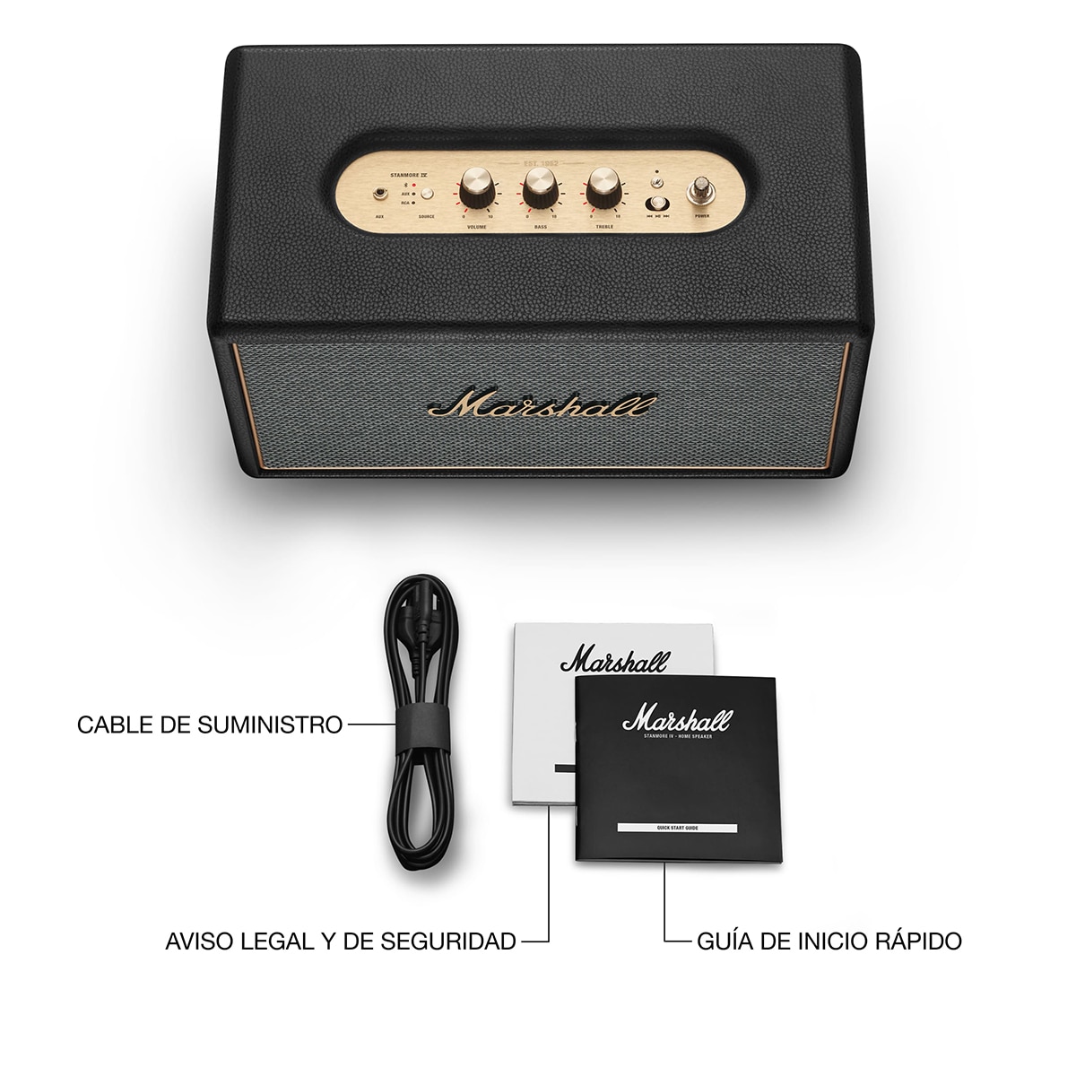 Coluna Marshall Acton IV Bluetooth 5.3 Preto-10