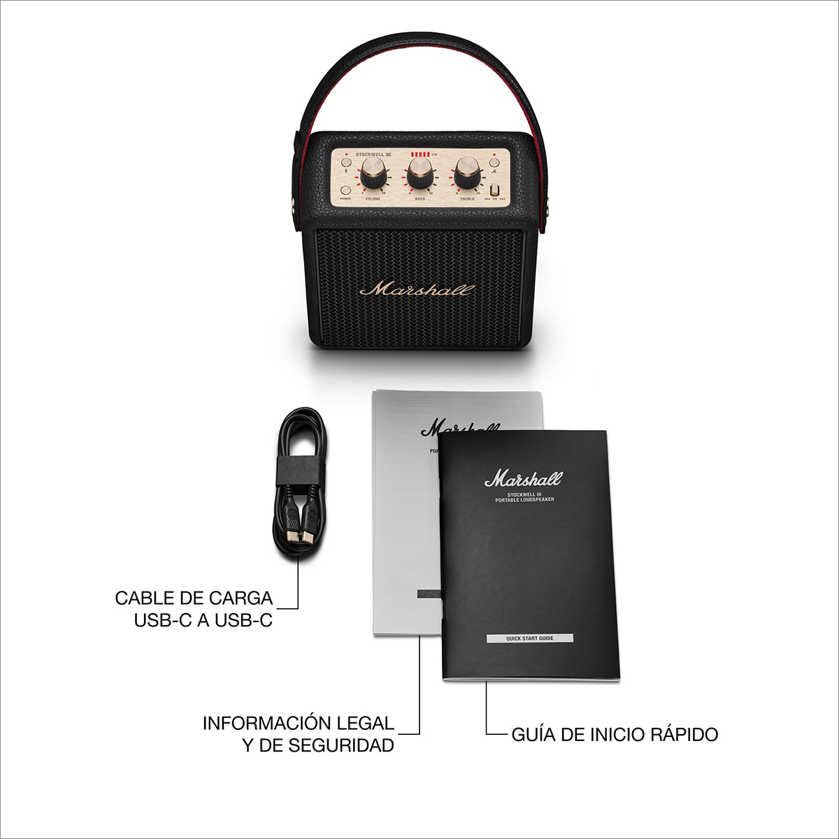 Imagen 10 de Altavoz portátil Marshall Stockwell III Bluetooth - Negro Negro